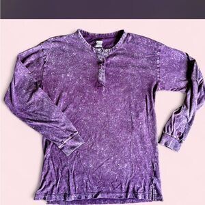 PINK Victoria's Secret Purple Long Sleeve Tee